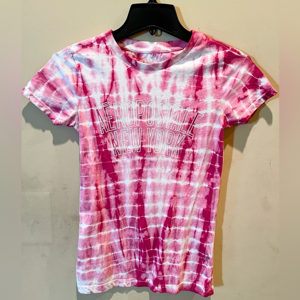Aeropstale Pink Tie Dye T-shirt for Women